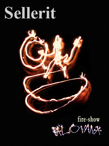 Poster layout of a show-group performance